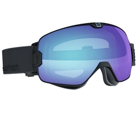 Masque de Ski Salomon Xmax Photo Black All Weather Blue