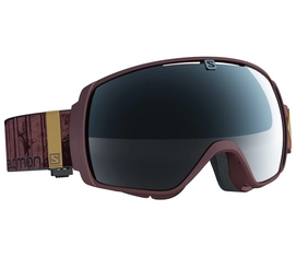Skibrille Salomon XT One Burgundy Solar Black