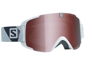Skibril Salomon Xview Access White Orange