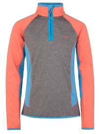Ski Sweatshirt Protest Girls Belinda 1/4 Zip Top Dark Grey Melee
