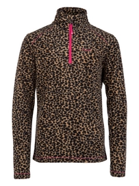 Skipully Protest Girls Salsha 1/4 Zip Top Granola