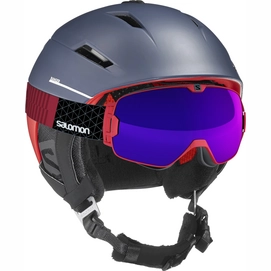 Skihelm Salomon Ranger2 C.Air Navy Red