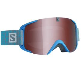 Skibrille Salomon Xview Access Blue Orange