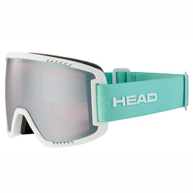 Ski Goggles HEAD Contex Size M Turquoise / FMR Silver