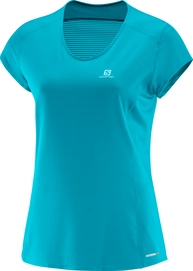 T-shirt Salomon Women Comet Plus SS Enamel Blue