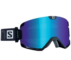 Skibrille Salomon Cosmic Black Solar Blue