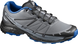 Trail Running Shoes Salomon Wings Pro 2 Men Monument Black