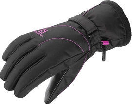 Handschoenen Salomon Force GTX Women Black Rose Violet