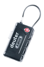 Schloss deuter TSA Cable Lock Black