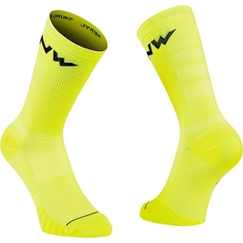 Fietssok Northwave Extreme Pro Sock Yellow Fluo Black