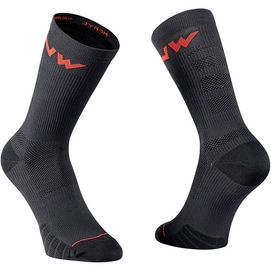 Fietssok Northwave Extreme Pro Sock Black Red-Schoenmaat 44 - 47