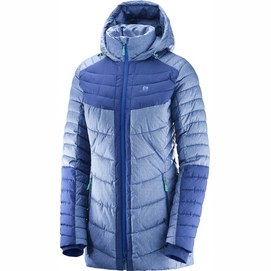 Winter Coat Salomon Stormfeel Jacket Women Medieval Blue