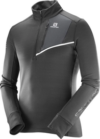 Maillot manches longues Salomon Fast Wing Mid Men Black Forged Iron