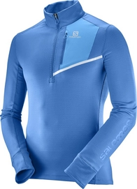 Sweatshirt Salomon Fast Wing Mid Men Myconos Blue