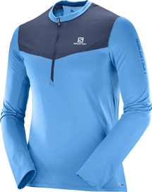 Trui Salomon Fast Wing Half Zip Men Hawaiian Surf