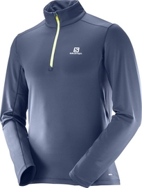 Pull Salomon Agile Warm Half Zip Mid Men Dress Blue