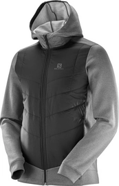 Vest Salomon Pulse Hybrid Hoodie Men Black