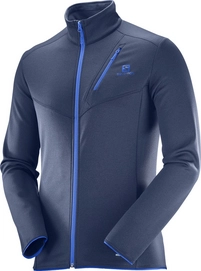 Pull de Ski Salomon Discovery Full Zip Men Dress Blue