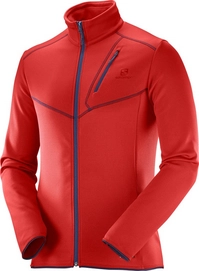 Ski Fleece Salomon Discovery Full Zip Men Matador