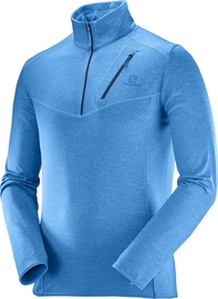 Ski Fleece Salomon Discovery Half Zip Men Hawaiian Surf