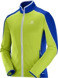 Skipullover Salomon Atlantis Full Zip Acid Lime Herren