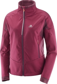 Veste Salomon Equipe Tr Jacket Women Beet Red Fig
