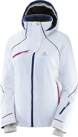 Skijacke Salomon Speed Jacket Women White Damen