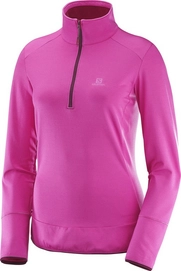 Skipullover Salomon Discovery Half Zip Rose Violet Damen