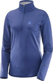 Skipullover Salomon Discovery Half Zip Medieval Blue Damen