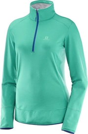 Skipullover Salomon Discovery Half Zip Dynasty Green Damen
