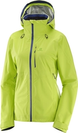 Winterjacke Salomon One+ Only 3L Jacket Acid Lime Damen