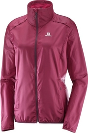 Jacke Salomon Agile Wind Beet Red Damen