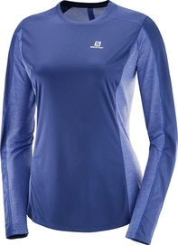 Long Sleeve T-Shirt Salomon Agile Women Medieval Blue
