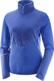 Pullover Salomon Elevate Warm Half Zip Sodalite Blue Damen