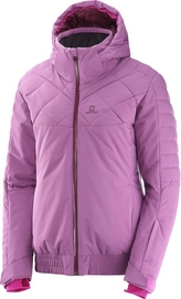 Skijacke Salomon Sun & Shine Jacket Rose Violet Damen