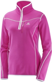 Skipullover Salomon Atlantis Half Zip Rose Violet Damen