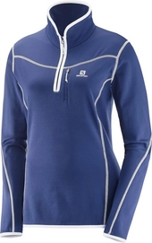 Skipullover Salomon Atlantis Half Zip Medieval Blue Damen