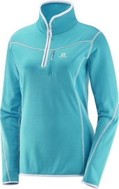 Skipullover Salomon Atlantis Half Zip Blue Bird Damen