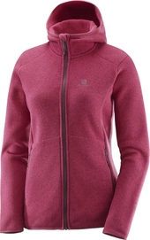 Vest Salomon Bise Hoodie Women Beet Red