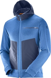 Gilet Salomon Pulse Mid Hoodie Men Myconos Blue