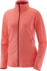 Gilet Salomon Discovery Full Zip Women Fluo Coral