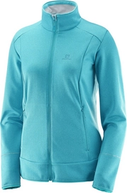 Fleecejacke Salomon Discovery Full Zip Blue Bird Damen