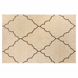 Tapijt Riverdale Sage Wit Zwart 160 x 230 cm
