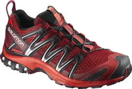 Trail Running Shoes Salomon XA Pro 3D Men Red Dalhia Fiery Red