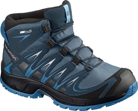 Wandelschoen Salomon XA Pro 3D Mid CSWP Kids Mallard Blue