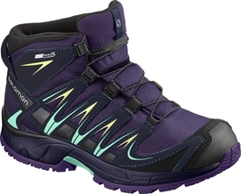 Wandelschoen Salomon XA Pro 3D Mid CSWP Kids Acai Evening