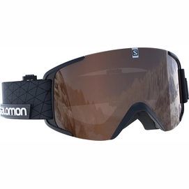 Skibril Salomon Xview Access Black/ Universal Tonic Orange