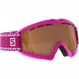 Ski Goggles Salomon Kiwi Pink Universal Silver Mirror