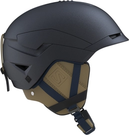 Skihelm Salomon Quest Ombre Blue/Honey/Beet Red Damen