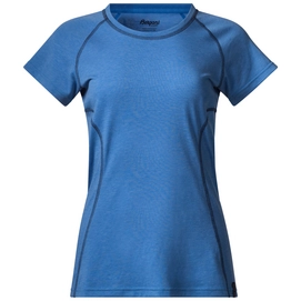 T-Shirt Bergans Femme Cecilie Cloud Blue Mel Navy
